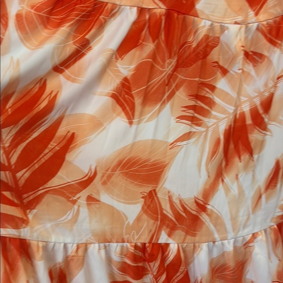 3 Maxi dresses- orange print / pastel print / burgundy/ 30 each or 70 for all 3 - Picture 6 of 8